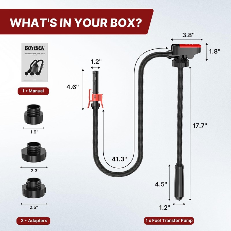 Automatic fuel transfer pump with autostop, aa gas can battery operated extra gallery