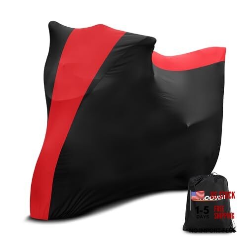 Indoor Motorcycle Cover, Soft Stretch Elastic Dustproof XL(96 x 41 x 49 in) gallery