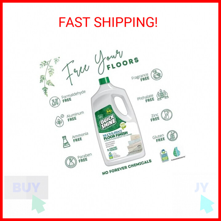 Quick Shine Multi Surface Floor Finish 64oz | Cleaner & Polish to use on Hardwoo gallery