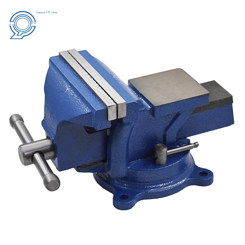 6" BENCH VISE WITH ANVIL SWIVEL LOCKING BASE TABLE TOP CLAMP HEAVY DUTY VICE gallery