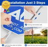 ADT Security Sign - Heavy Duty 28" 100% Aluminum Yard Sign with Stake for Weathe gallery