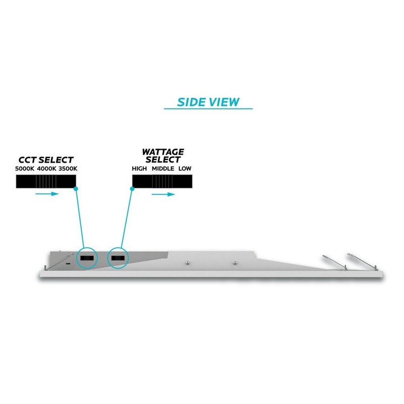 2 pack - Luxrite LR25136 20W/30W/40W LED Dimmable Fixture 2x2 gallery