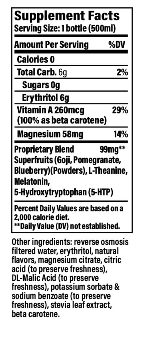 SLEEP, Mellow Mango, Functional Beverage for Restful Sleep, Non-Carbonated, 1... gallery