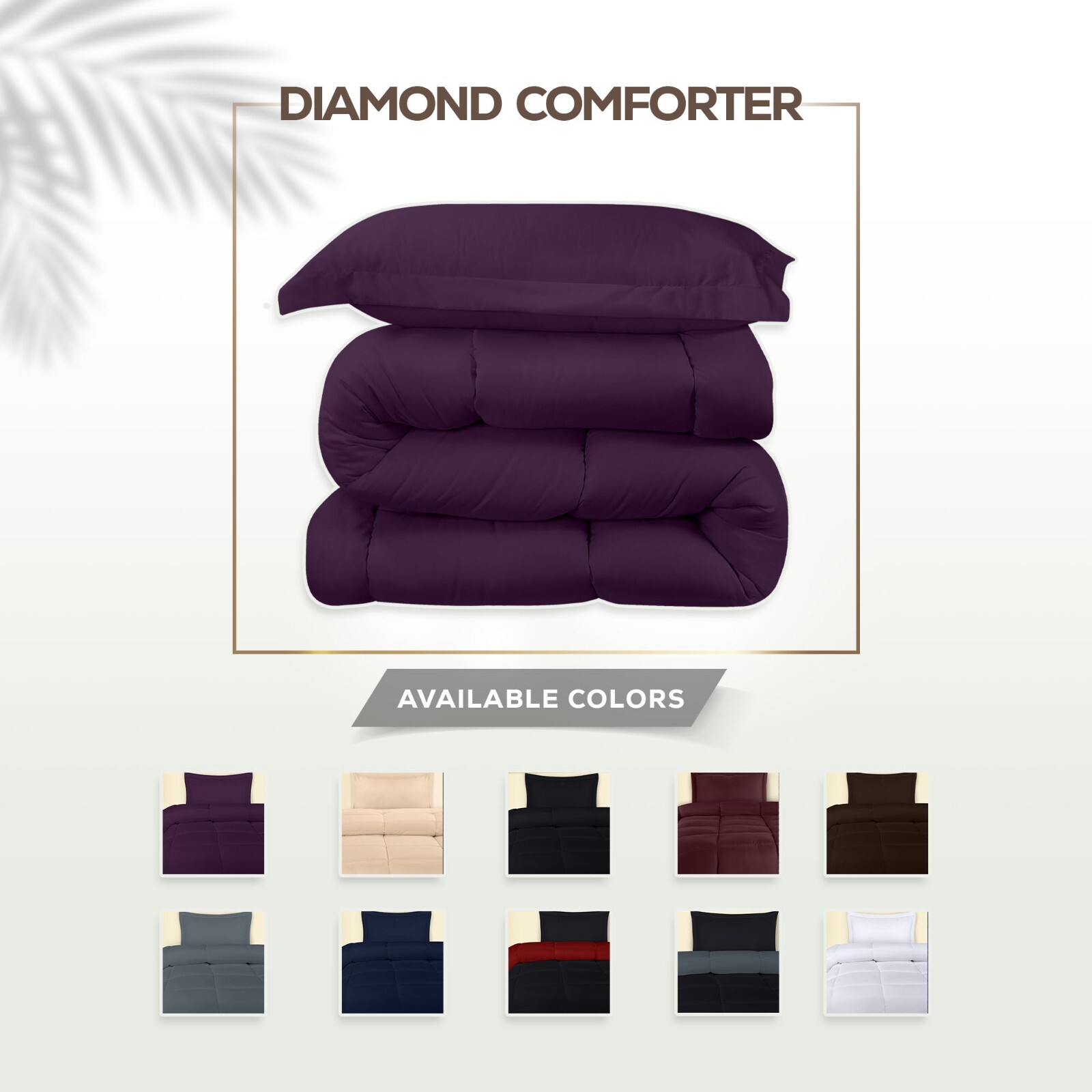 Comforter with Pillow Sham Down Alternative Comforter Utopia Bedding gallery