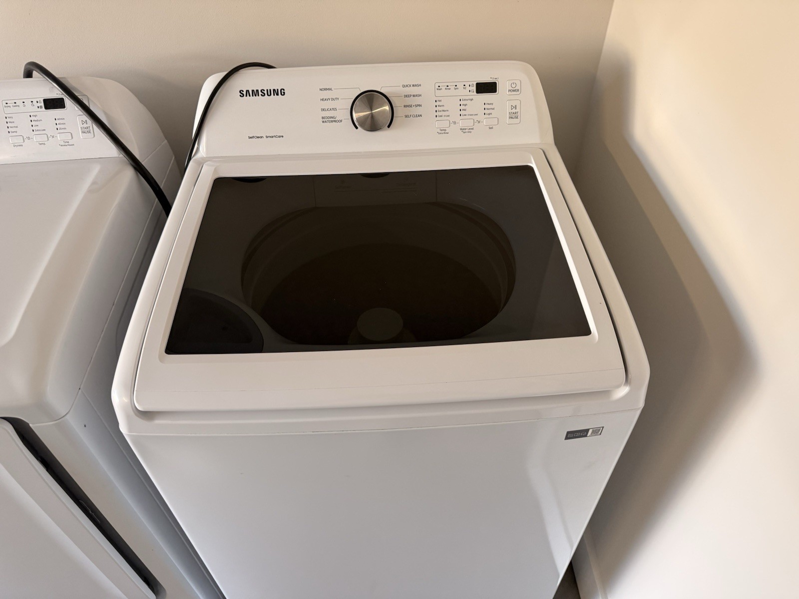 Samsung Washer & Dryer Set Top-Loading White Free-Standing Electric gallery