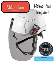 Milwaukee 48-73-1426 Bolt Full Face Shield With Mounting Gray Dual Coat Lens
