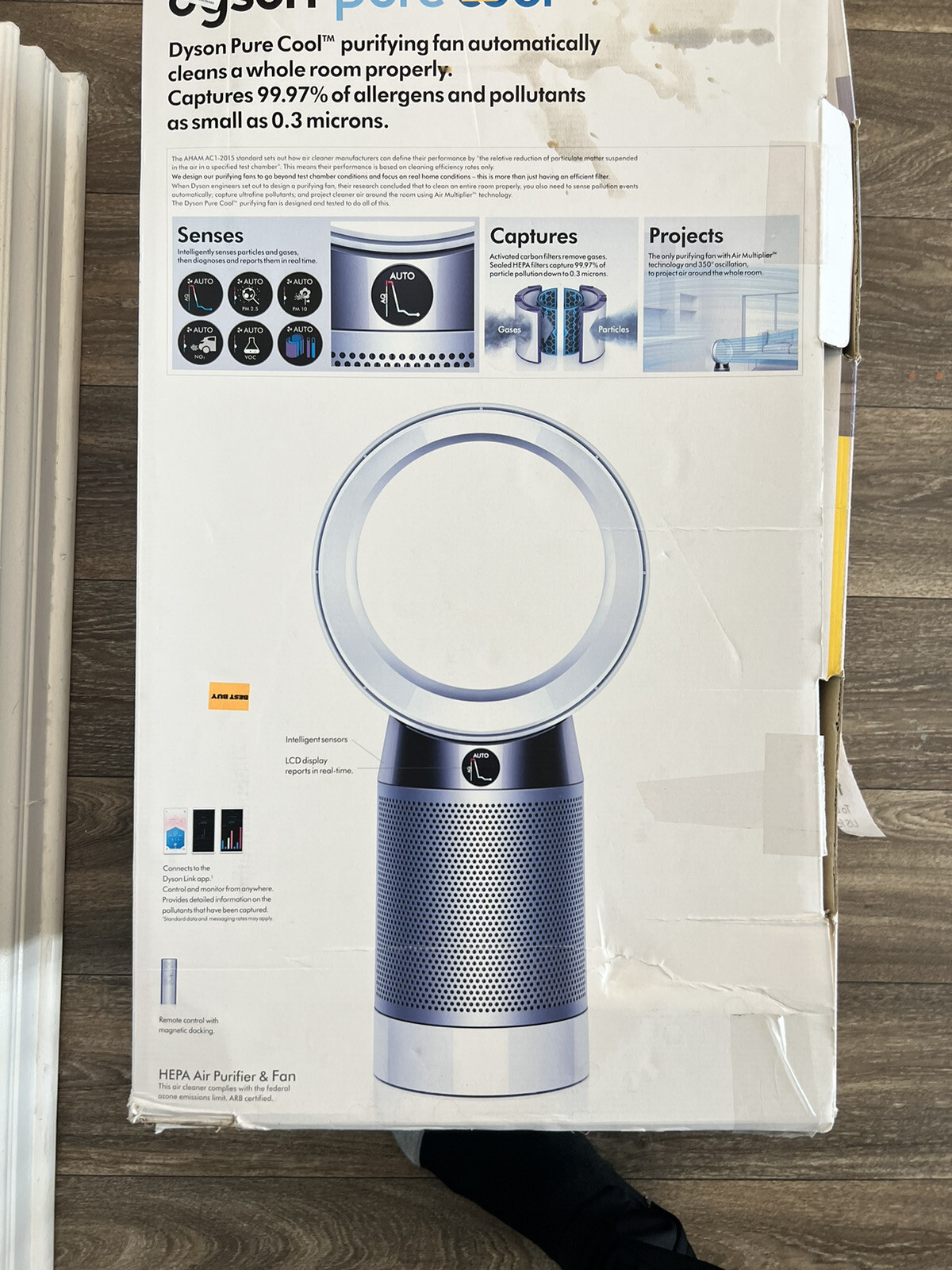 Dyson DP01 Pure Cool Link Air Purifier - White/Silver gallery