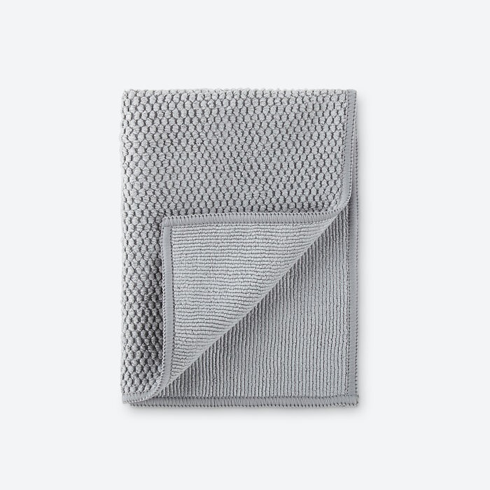 Norwex Diamond Textured Kitchen Towel & Cloth Set graphite 2305_04NO24 gallery