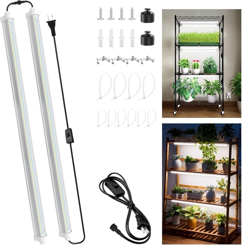 2FT 4FT T8 LED Grow Light Full Spectrum V-Shape T8 LED Plant Lights 4000K 5000K gallery