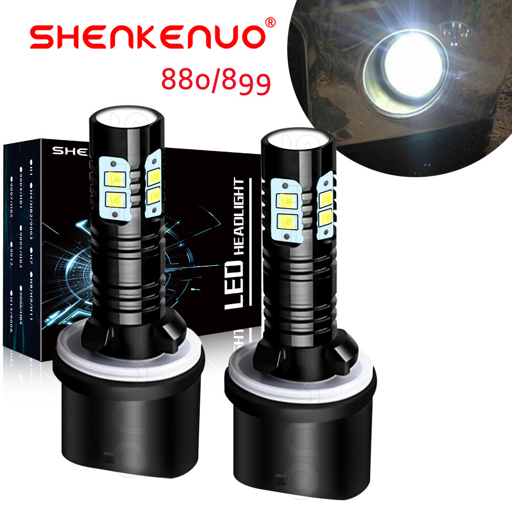 2 880 LED Headlight Bulbs For Arctic Cat ATV 250 300 375 2002-2005 400 2002-2008