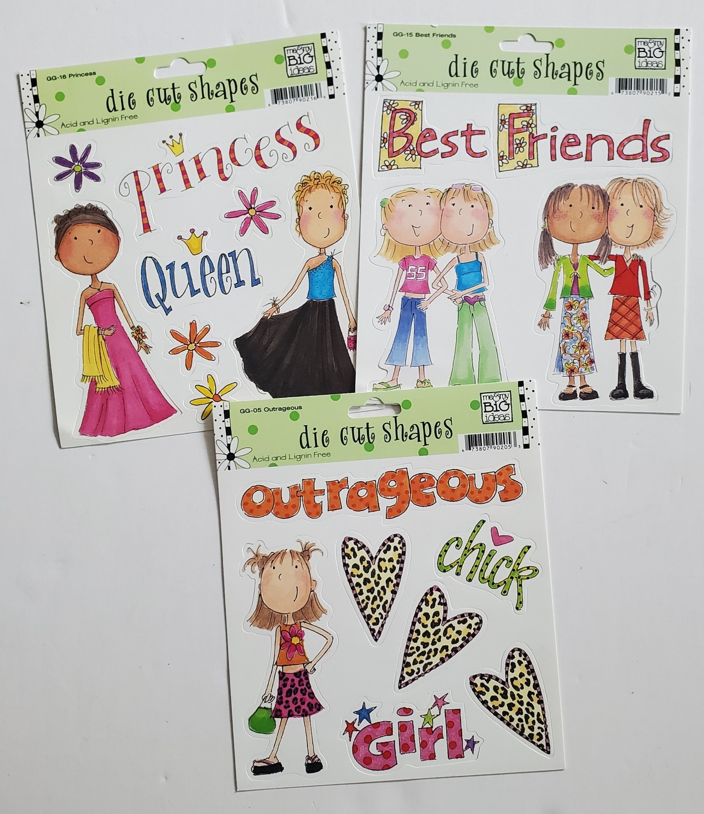 Me & My Big Ideas Die Cut Shapes / Stickers / Scrapbooking / Card Making gallery