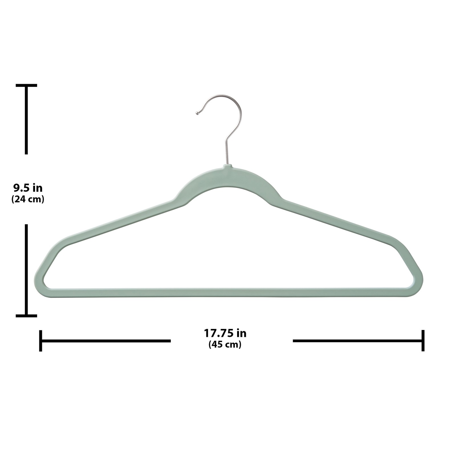 Better Homes & Gardens Rubber Hangers, Non-Slip Clothing Hangers, 30 Value Pack gallery