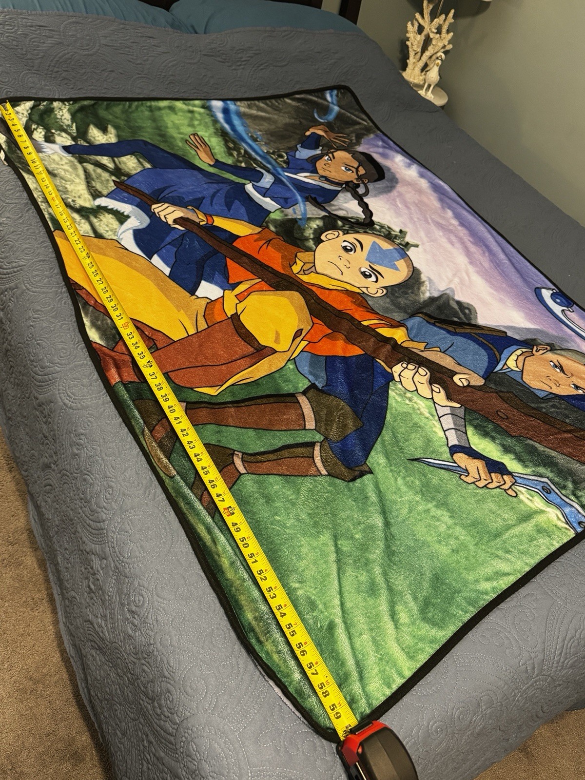 Aang Avatar: The Last Airbender Cartoon Throw Blanket Multicolor 40 x 60 in gallery