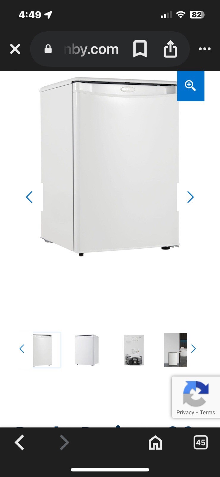 Danby 2.6 Cu.Ft. Mini Fridge, Compact Refrigerator for Bedroom/Office, White gallery