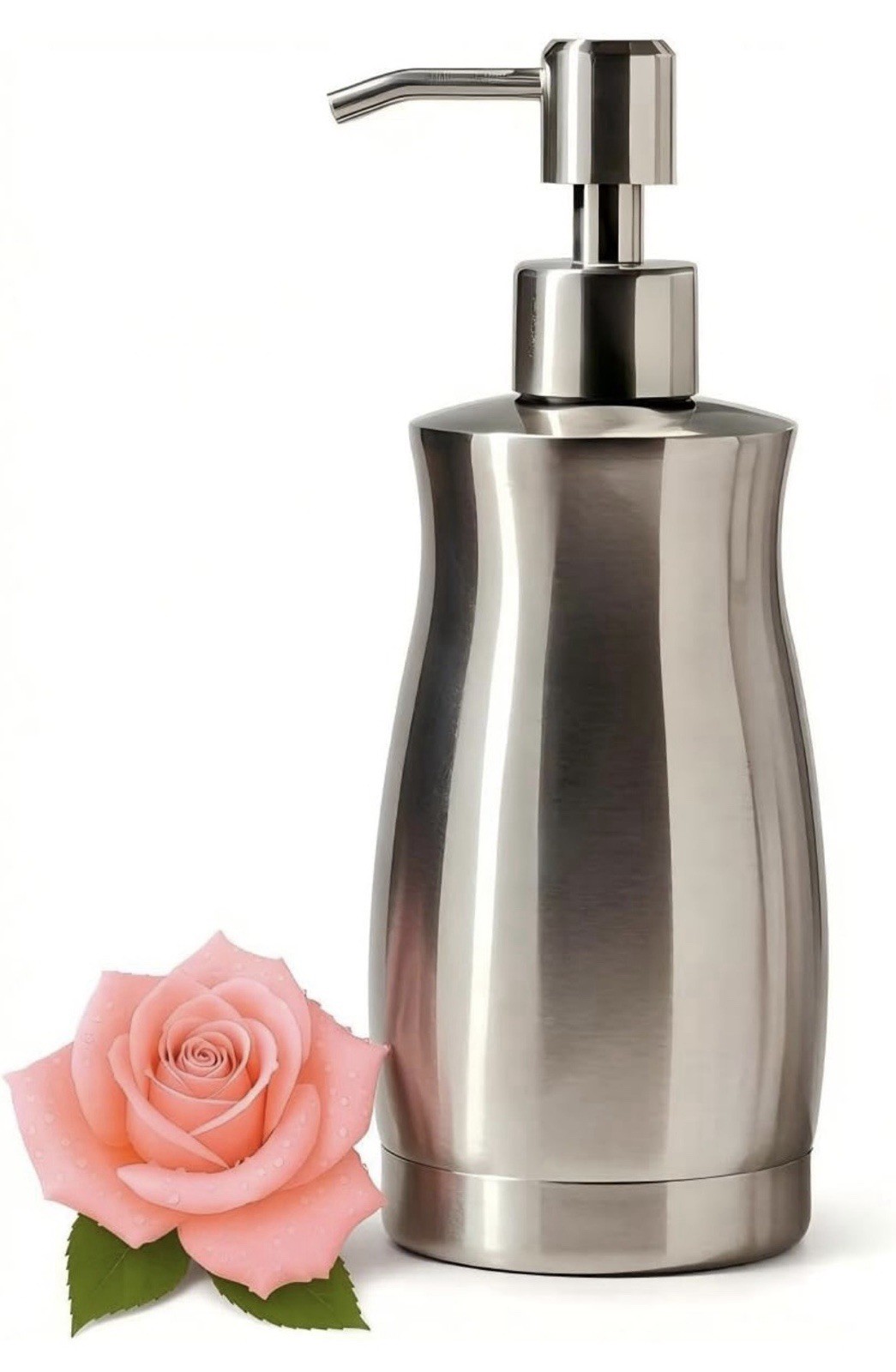 🔥🔥 Stainless Steel Lotion / Soap Dispenser Stainless Steel Pump; 13.5 Oz gallery