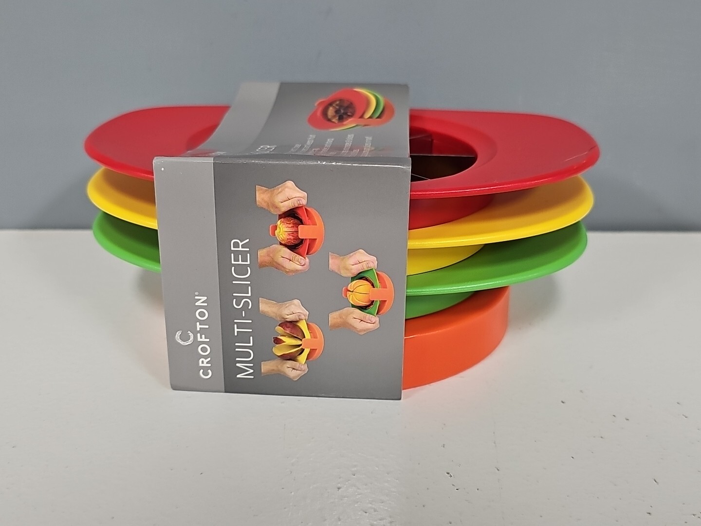 Crofton Fruit Slicer Apple, Citrus Mango Corer, Cutter, Slicer Stacking Set gallery