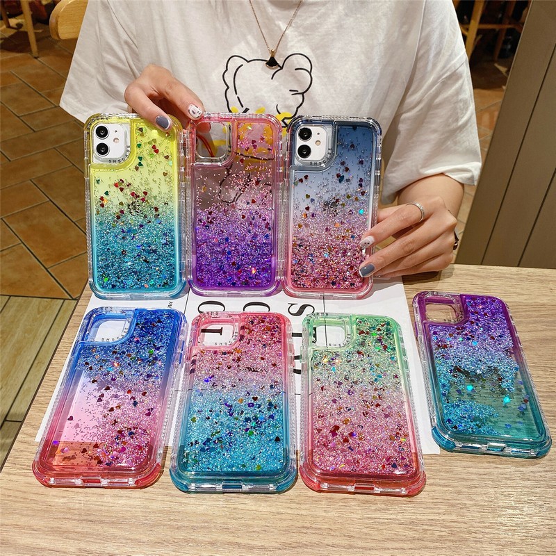 Shockproof Bling Liquid Glitter Case For iPhone 15 Pro Max 14 13 12 11 XS XR 87 gallery