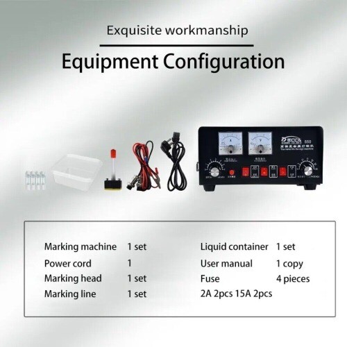 Electrocorrosive Marking Machine Stainless Steel Kitchenware Logo Coding Machine gallery