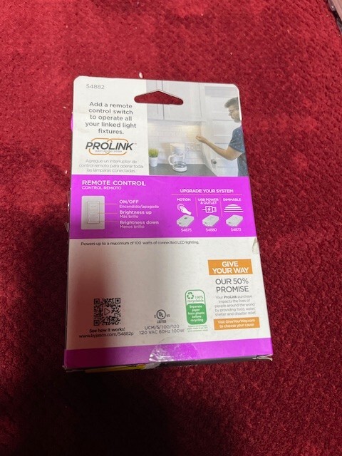 ProLink Add-on In-Line Switch with Remote Control 54882, White gallery