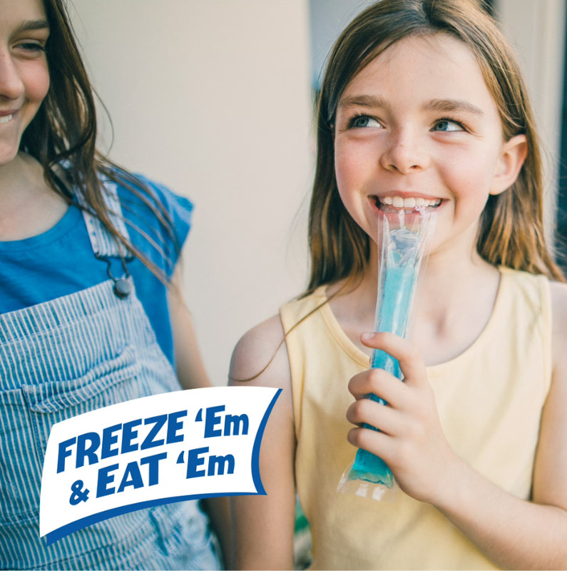 Pop-Ice Assorted Fruit Freezer Ice Pops, Gluten-Free Frozen Snack, 1.5 oz, 80 Ct gallery