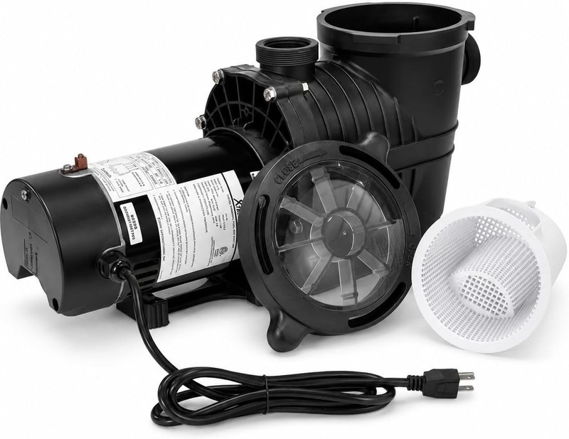 Efficient 1 HP Swimming Pool Pump - 2-Speed Control & Weather-Resistant Design gallery
