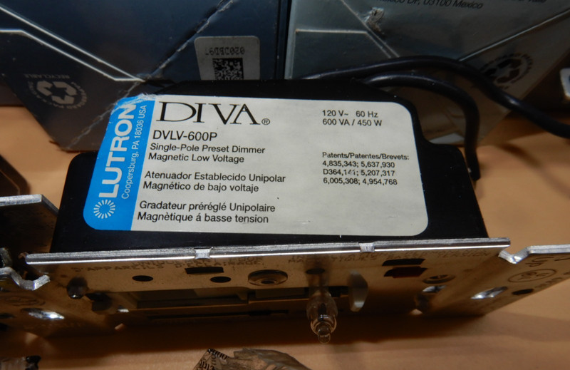 11 pc Lot LUTRON Diva Dimmer Switch most Black NOS DVLC 153P etc gallery