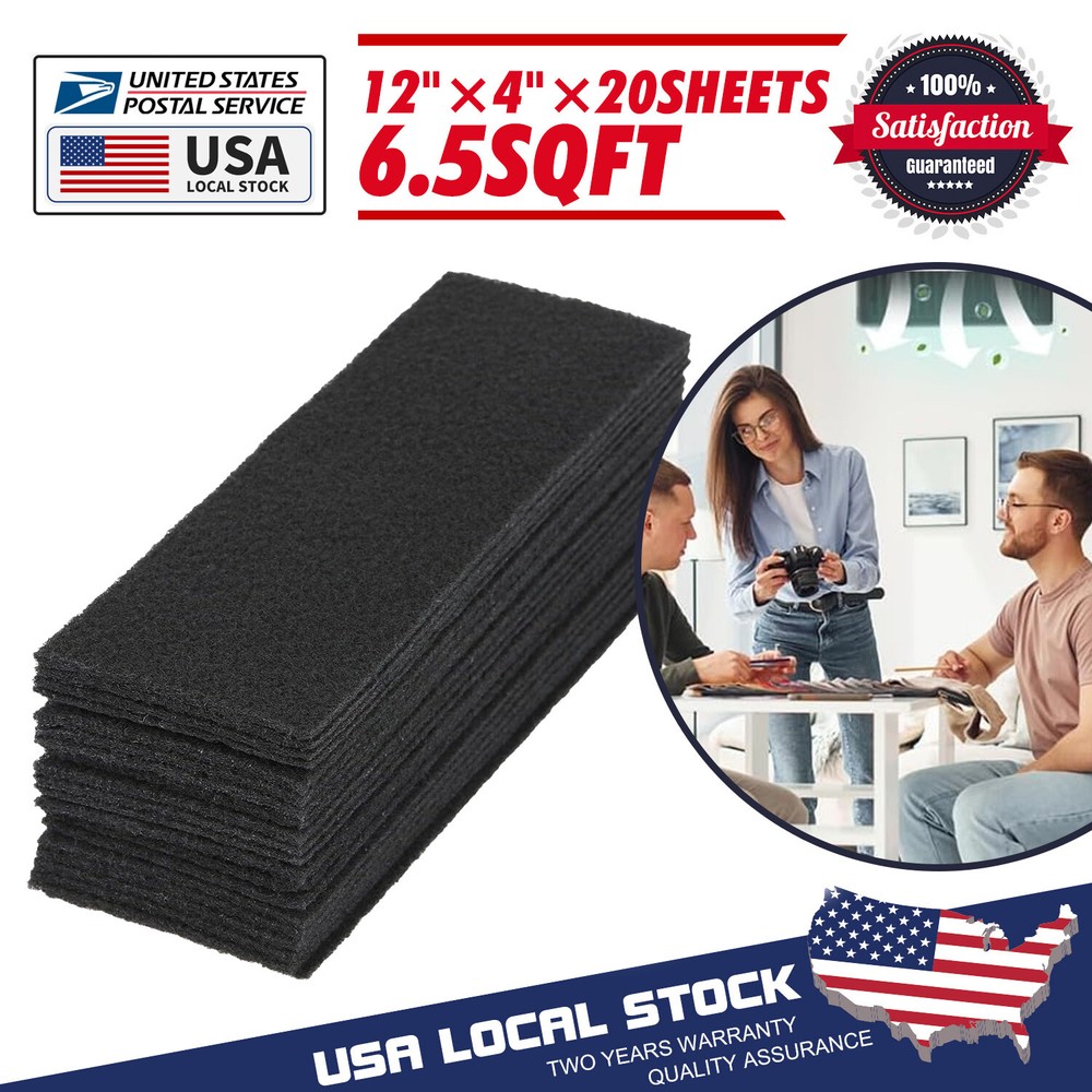 20 pack Electrostatic Register Floor Ceiling Air Vent Filters 4"x12" Reduce Dust