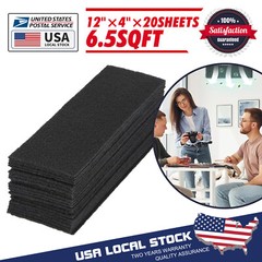 20 pack Electrostatic Register Floor Ceiling Air Vent Filters 4″x12″ Reduce Dust