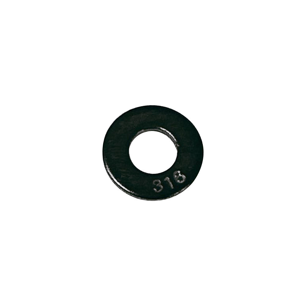 T316 Stainless Steel 1/4" ID Flat Washer Black Oxide Flat Washer Nuts Bolts gallery