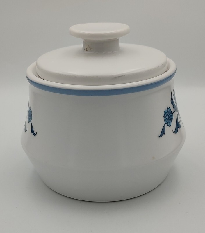 Noritake Progression Blue Haven 9004 Sugar Bowl with Lid gallery