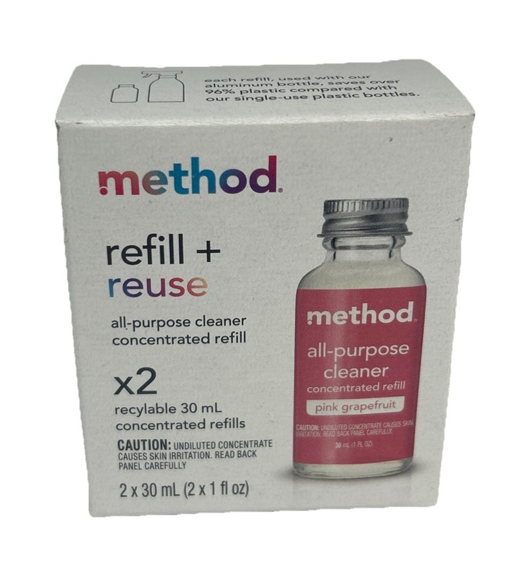 6 Method Pink Grapefruit Concentrated All Purpose Cleaner Refill 1oz Each gallery
