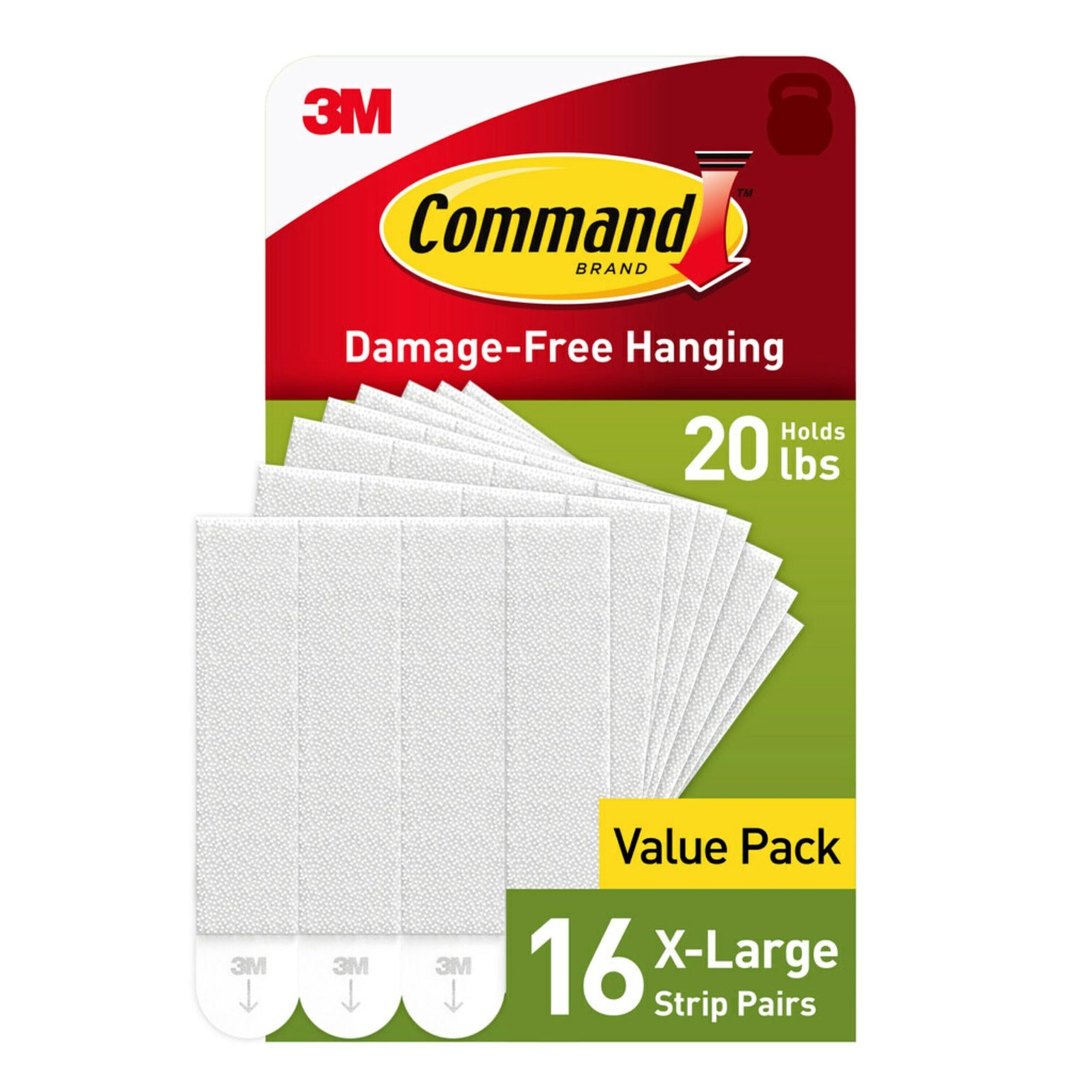 Command 20 lb X Large Heavyweight Picture Hanging Strips 32 Total Strips gallery