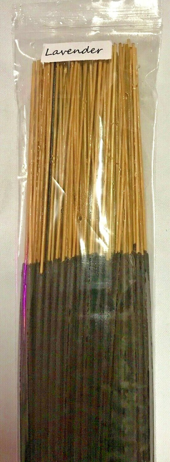 Pack 100 Freshly Hand-dipped 11” Incense Sticks with burn-time about 90 minutes gallery