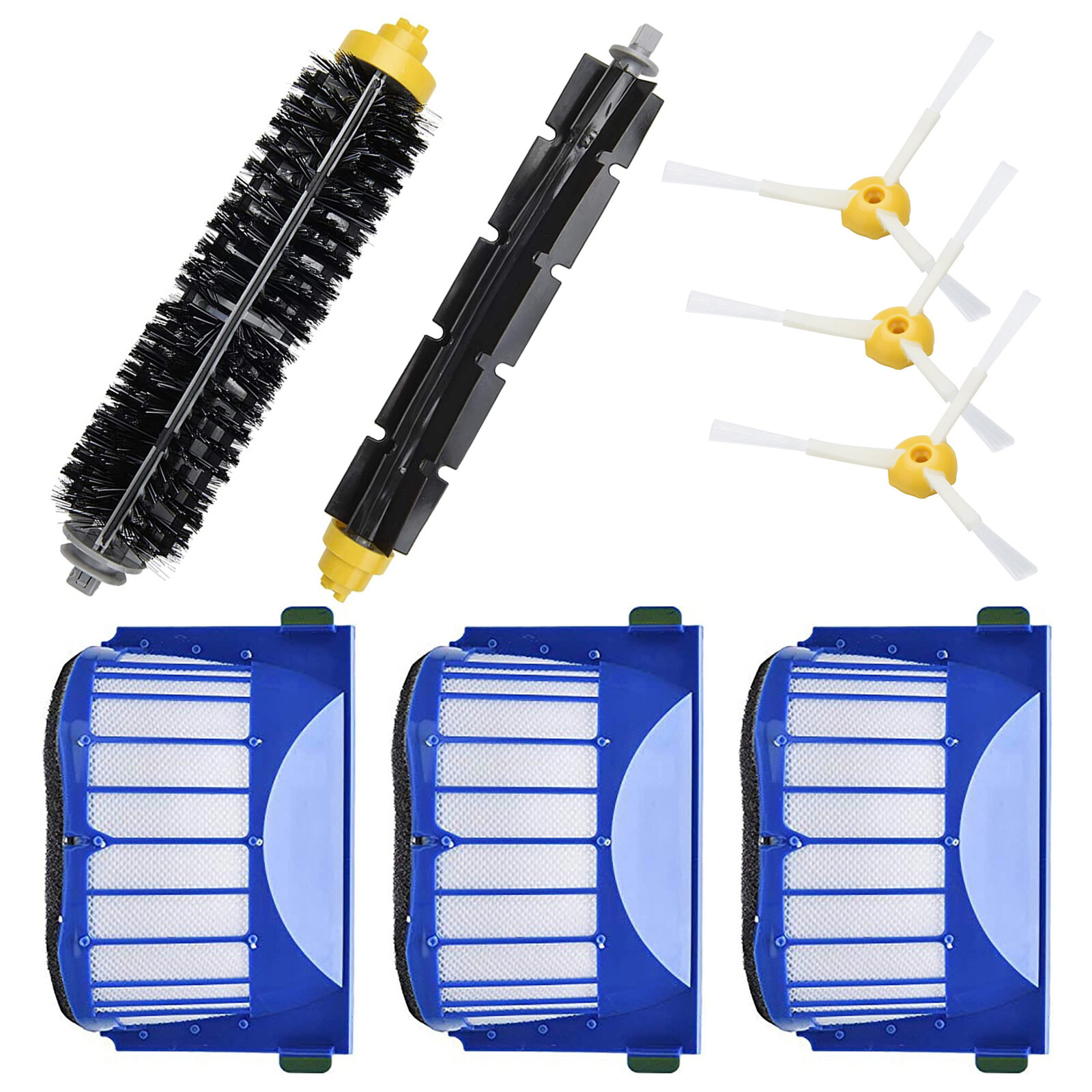 Replacement Parts Kit For iRobot Roomba 600 Series Vacuum Filter Brush Cleaner gallery