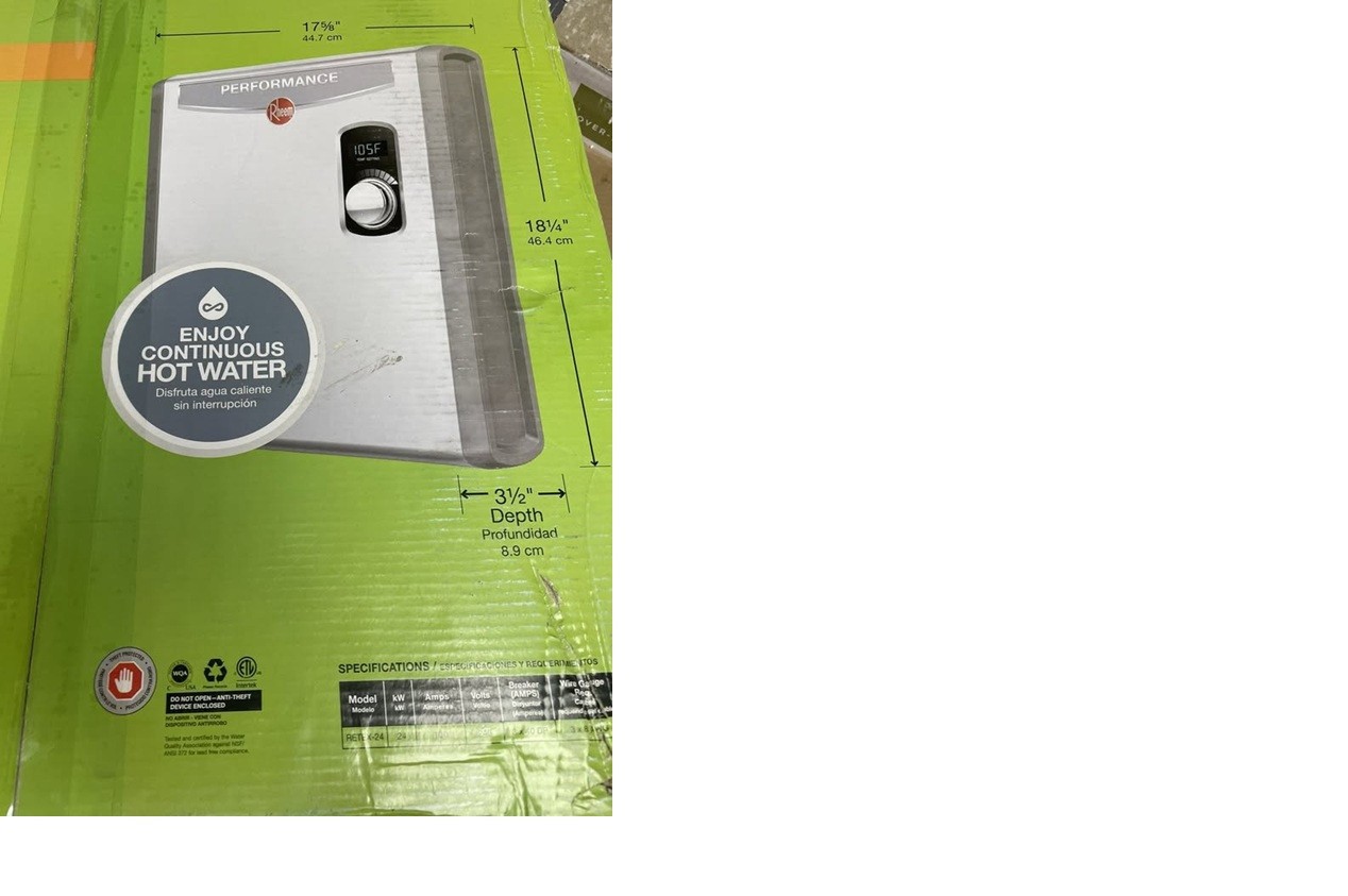 Rheem RETEX-24 Tankless Electric Water Heater gallery