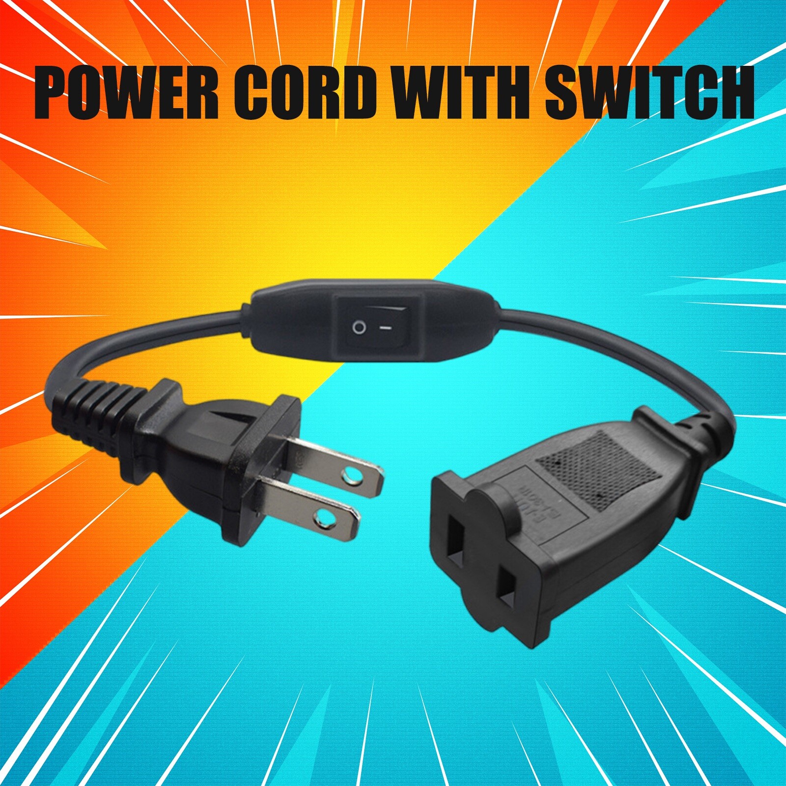 2 Prong Polarized Extension Cord On Off Switch Extension Cord Waterproof gallery
