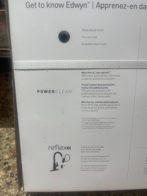 NEW!! Moen Edwyn 87028BL Pulldown Kitchen Faucet - Matte Black Finish "QIK SHIP" gallery