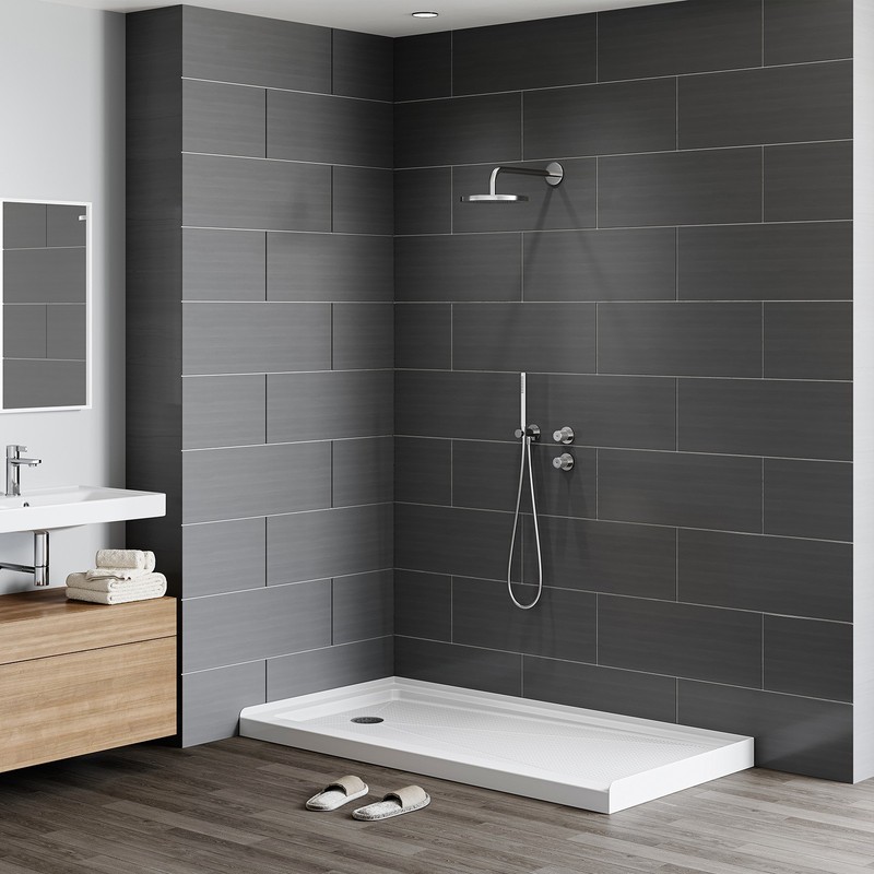 HOROW Shower Base 60'' x 30'' Rectangle Single Threshold Shower Pan for Bathroom gallery