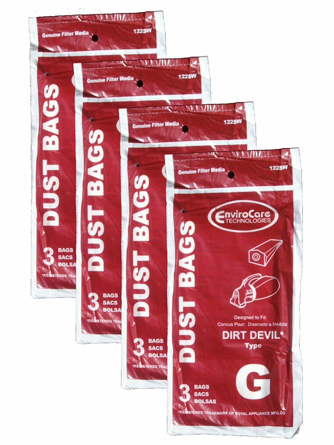 12 Fits For Dirt Devil Type G Hand vacuum filter bags FAST gallery