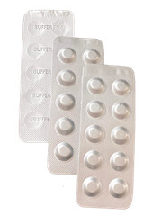 30-Pack Color-Coded Buffer Calibration Tablets 4, 7, 10 for Electronic pH Meters