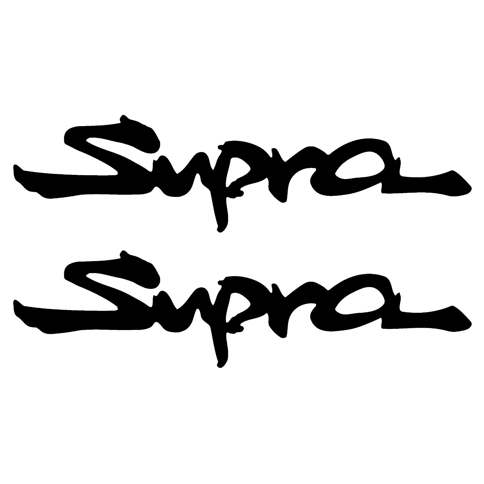 Toyota Supra Windshield Decal Sticker MK1 MK2 MK3 MK4 2jzgte - 2 Pack gallery