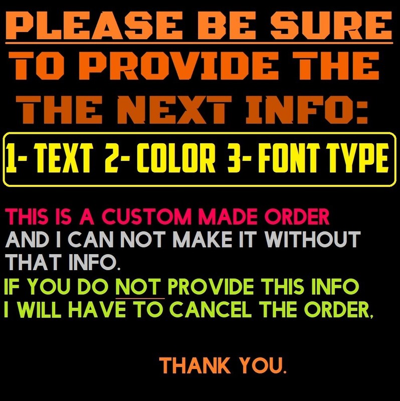 Custom Made Text Vinyl Lettering Name Decal Sticker Car Window Wall Truck Bus gallery