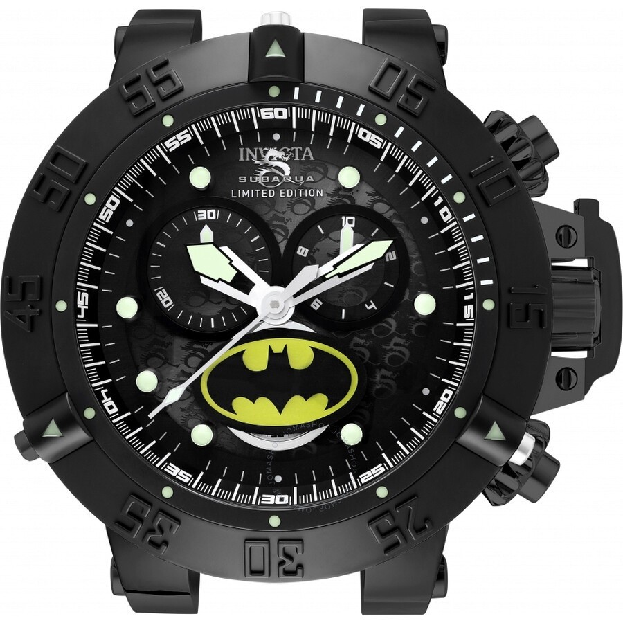 NEW INVICTA DC BATMAN BLACK 19 Inches Subaqua Style Wall Clock !! gallery