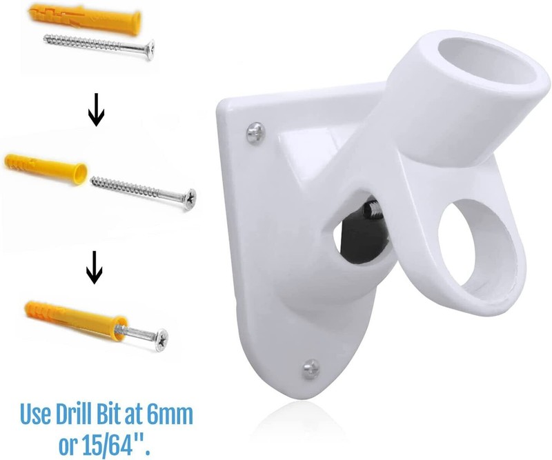 Flag Pole Holder 1'' Two-Position Aluminum Mounting Bracket for House PREMIUM gallery