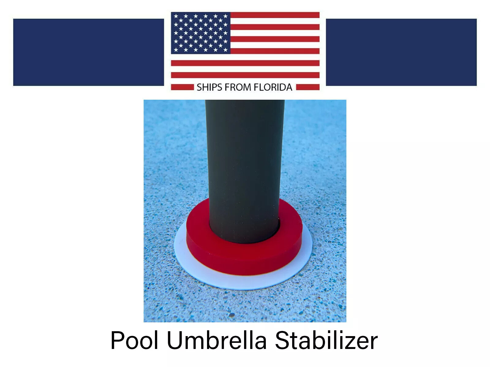 Pool Umbrella Stabilizer Adapter for In Ground Pool Umbrella Hole/Mount Sleeves gallery