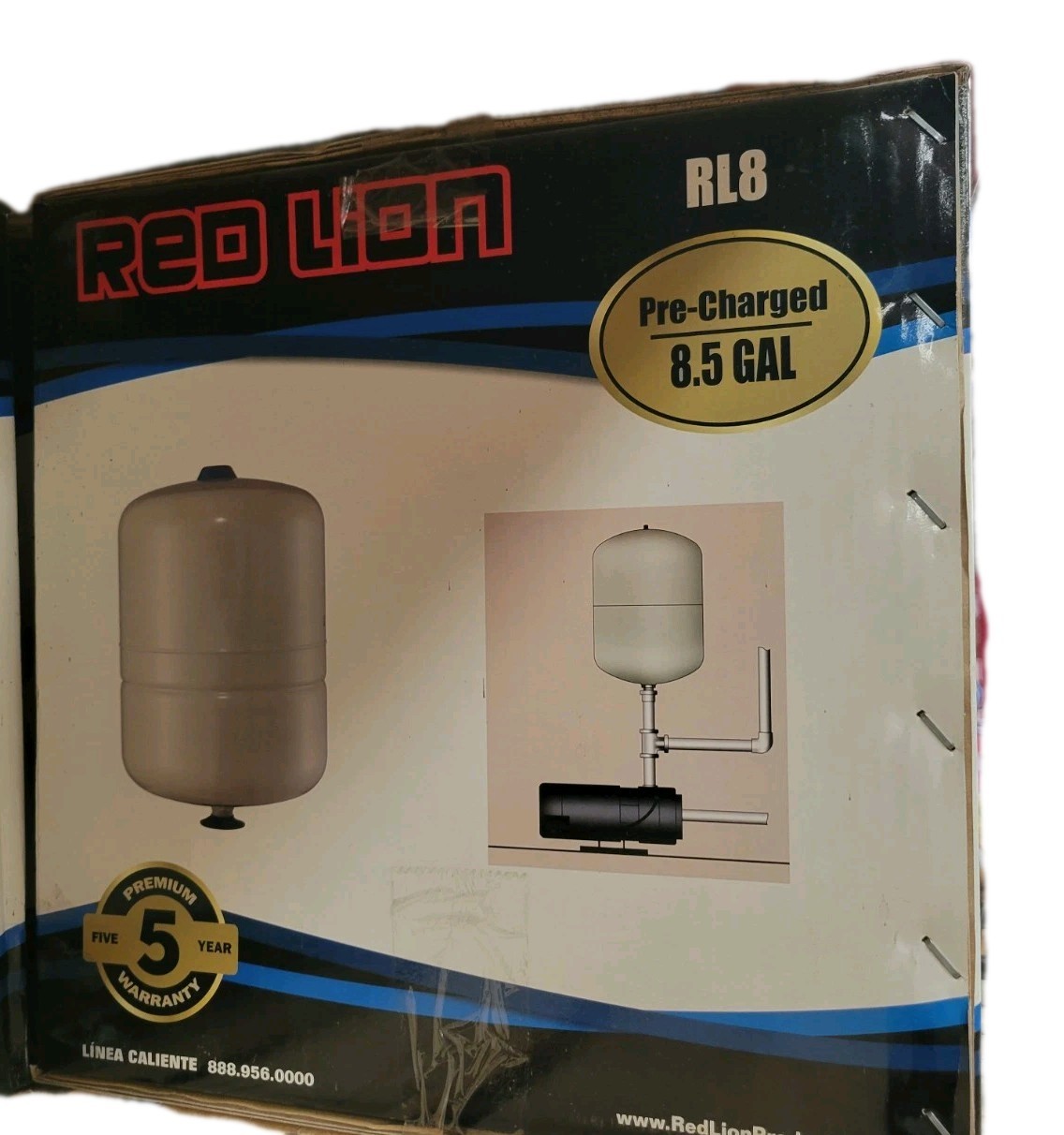 Red Lion RL8 8.5 Gallon Inline Pressure Tank gallery