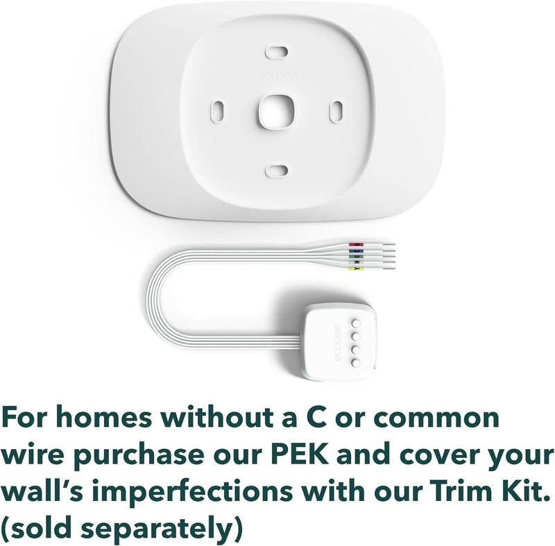 Ecobee Programable Smart Thermostat Essential WIFI, Alexa, Google - SHIPS FREE! gallery