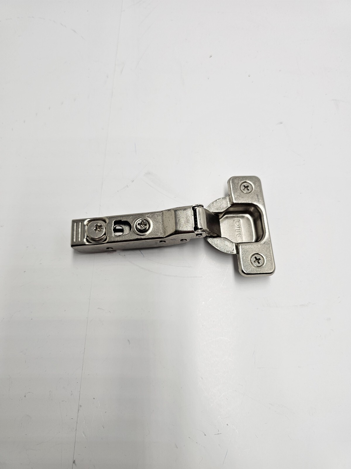 (QTY 2) DTC Overlay Soft Close 105 Degree Press In Cabinet Hinge TH145A gallery