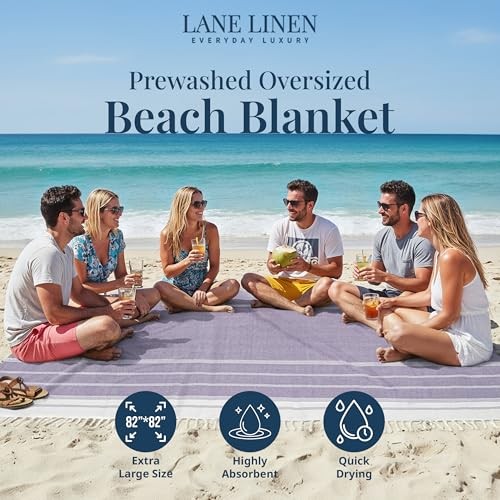Outdoor Blanket for Beach Necessities Beach Blanket (80" x 80") 20: Day Break gallery