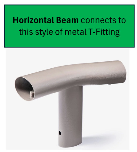 Funsicle Horizontal Beam for Round Pool Warm Grey 14ft to 26 ft Diameter gallery